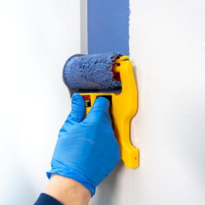 Accubrush MX Painting alongside door trim